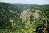 Hexentanzplatz - Blick ins Bodetal