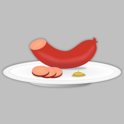Eine Wurst