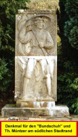 Denkmal f. Th. Müntzer und den "Bundschuh"