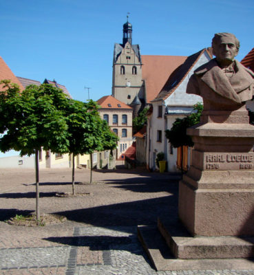 Löbejün - Blick vom Markt